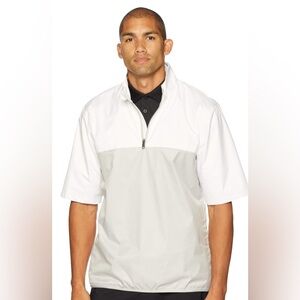Adidas Golf Men’s Climastorm Provisional Short Sleeve 1/2 zip Jacket .Large NWOT